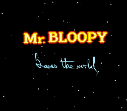 Mr. Bloopy - Saves the World (USA) (Beta 1995-02-16) Title