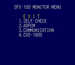 Monitor Menu
