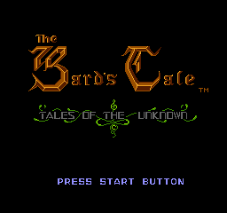 The Bard's Tale - Tales of the Unknown (Japan) (Sample)